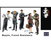 Masterbox 1:35 Scale Maquis French Resistance Construction Kit (Grey)