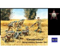 Master Box MB3563 - 1/35 'Counter Attack', Soviet Infantry, 1941 - New