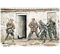 Masterbox 1:35 Scale German Infantry, Western Europe 1944-1945" Assembly Parts,Grey