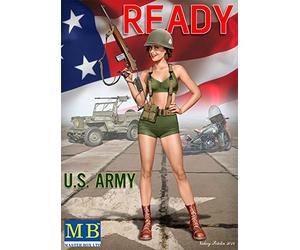 Master Box Models 'Alice' U.S. Army - Pin-Up Series Kit #3 (1:24 Scale)