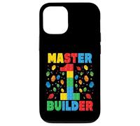 Master Builder Age 1st Birthday Squad Block Building Case for iPhone 12/12 Pro