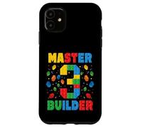 Master Builder Age 3rd Birthday Squad Block Building Case for iPhone 11
