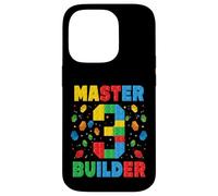 Master Builder Age 3rd Birthday Squad Block Building Case for iPhone 14 Pro