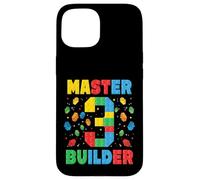 Master Builder Age 3rd Birthday Squad Block Building Case for iPhone 15