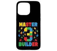 Master Builder Age 3rd Birthday Squad Block Building Case for iPhone 15 Pro Max