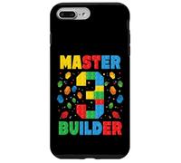 Master Builder Age 3rd Birthday Squad Block Building Case for iPhone 7 Plus/8 Plus