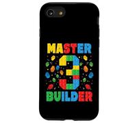 Master Builder Age 3rd Birthday Squad Block Building Case for iPhone SE (2020) / 7/8