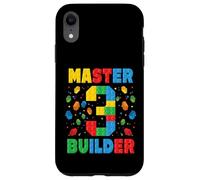 Master Builder Age 3rd Birthday Squad Block Building Case for iPhone XR
