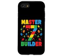 Master Builder Age 7th Birthday Squad Block Building Case for iPhone SE (2020) / 7/8