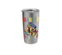 Master Builder Colorful Blocks Fun Creative Stainless Steel Insulated Tumbler
