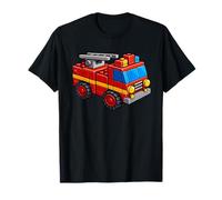 Master Builder Fire Truck Brick Builders Building Blocks Toy T-Shirt