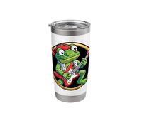 Master Builder Frog Guitar Building Bricks Stainless Steel Insulated Tumbler