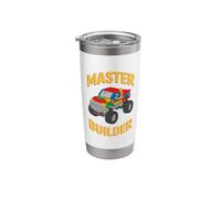 Master Builder Monster Truck Brick Builder Building Block Stainless Steel Insulated Tumbler