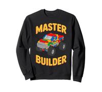 Master Builder Monster Truck Brick Builder Building Block Sweatshirt