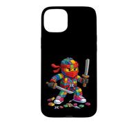 Master Builder Ninja Building Blocks Brick Builders Boys Kid Case for iPhone 15 Plus