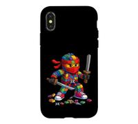 Master Builder Ninja Building Blocks Brick Builders Boys Kid Case for iPhone X/XS