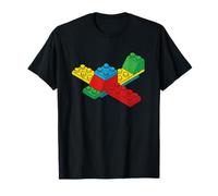 Master Builder Plane Brick Toy Builders Blocks Toys Kids Boy T-Shirt
