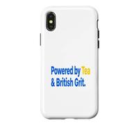 Master Builder Powered By Tea British Grit Saying Case for iPhone X/XS
