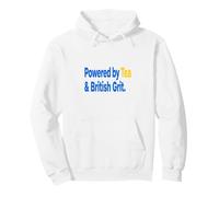 Master Builder Powered By Tea British Grit Saying Pullover Hoodie