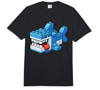 Master Builder Shark Building Bricks Ocean Comfort Colors Adult Heavyweight T-Shirt