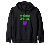 Master Builder Skip Car Humour for Builders Zip Hoodie