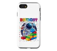 Master Builder Space Astronaut 8th Birthday Bricks Blocks Case for iPhone SE (2020) / 7/8