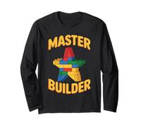 Master Builder Star Brick Builder Building Block Long Sleeve T-Shirt