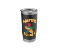 Master Builder Star Brick Builder Building Block Stainless Steel Insulated Tumbler