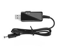 Master Cables USB A to DC Power Cable, USB 5V Input to DC 9V &12V Volt Switchable Step Up Converter Cable, USB to DC Booster Cable Adjustable for Routers, Modems, Radios and Other Devices