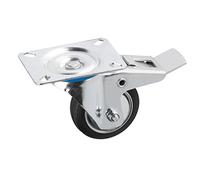 Master Caster ✓ Adjuster ✓ Plate ✓ Solid Rubber Wheels ✓ Soft Tread ✓ Roll Bearing Wheel/Castor Heavy Duty Roll, 800880