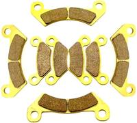 Master Chen Brake Pads for John Deere XUV Gator 625i 825i 855D 2011 2012 2013 2014 2015 2016 2017-825E 855E 2018 2019 2020-825M 855M 2019 2020 2021 2022 Front Rear Brakes AM140607 AM141182 MC0471