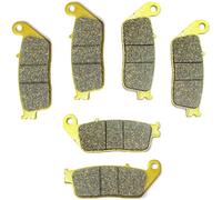 Master Chen Front Rear Brake Pads Brakes for Honda Valkyrie 1500 GL1500 1997-2003 - Interceptor 750 VFR750F 1990-1997 - CBR1000F 1990-1991 - ST1100 NON-ABS 1991-2002 FA142F FA196R MC0143