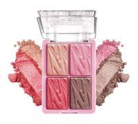 Master Chrome Metallic Blusher & Highlighter | Highly Pigmented Powder Palette | Weightless, Luminous Finish | Long-Lasting Face Makeup (Shade - 1, 12g)