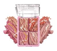 Master Chrome Metallic Blusher & Highlighter | Highly Pigmented Powder Palette | Weightless, Luminous Finish | Long-Lasting Face Makeup (Shade - 6, 12g)