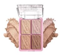 Master Chrome Metallic Blusher & Highlighter | Highly Pigmented Powder Palette | Weightless, Luminous Finish | Long-Lasting Face Makeup (Shade - 11, 12g)