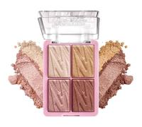 Master Chrome Metallic Blusher & Highlighter | Highly Pigmented Powder Palette | Weightless, Luminous Finish | Long-Lasting Face Makeup (Shade - 9, 12g)