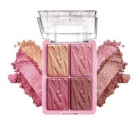 Master Chrome Metallic Blusher & Highlighter | Highly Pigmented Powder Palette | Weightless, Luminous Finish | Long-Lasting Face Makeup (Shade - 3, 12g)