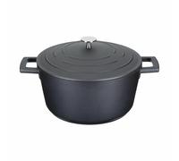 MasterClass Casserole Dish With Lid, Medium 4L/24 cm, Lightweight Cast Aluminium