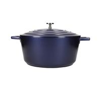MasterClass Cast Aluminium Casserole Dish, Blue, 28cm/5Litre, Gift Boxed