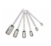 MasterClass Stainless Steel 6 Piece Measuring Spoon Set