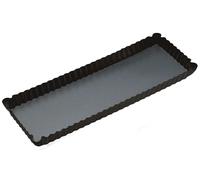 Masterclass Non-Stick Loose Base Rectangular Fluted Flan / Quiche Tin