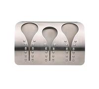 Master Class Professional Stainless Steel Triple Towel Holder