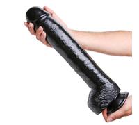 Master Cock Black Destroyer Huge 16.5" Dildo Monster Penis Advanced Hardcore XXL