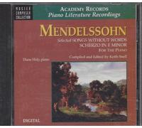 Master Composer Collection Mendelssohn Selected Songs Without Words Scherzo in E minor For the Piano Audio-CD