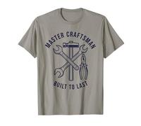 Master Craftsman Built to Last Tool Lover Design T-Shirt