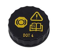 Master Cylinder Cap - Brake Fluid Reservoir Dustproof Replacement Cover with Double Layer Design for Cars, Motorcycles, and Industrial Vehicles, Repair and Maintenance Tool Accessory