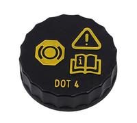Master Cylinder Cap - Double-Layer Dustproof Cover | Brake Cylinder Lid | Fluid Reservoir Tank Top Replacements for Automotive Motorcycle Vehicles Industrial System Repair Maintenance Service