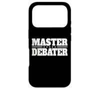 MASTER DEBATER DEBATING CHAMPION Case for iPhone 17 Pro