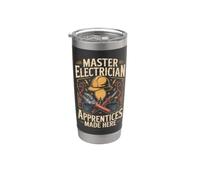 Master Electrician Apprentices Made Here Sparky Stainless Steel Insulated Tumbler