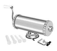 MASTER FENG Sausage Stuffer Horizontal Homemade Meat Filling Kitchen Machine with Suction Base Packed 4 Stuffing Tubes [5LBS Capacity]